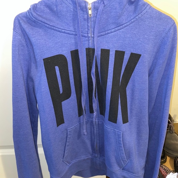 Royal blue Victoria’s Secret zip up - Picture 3 of 4
